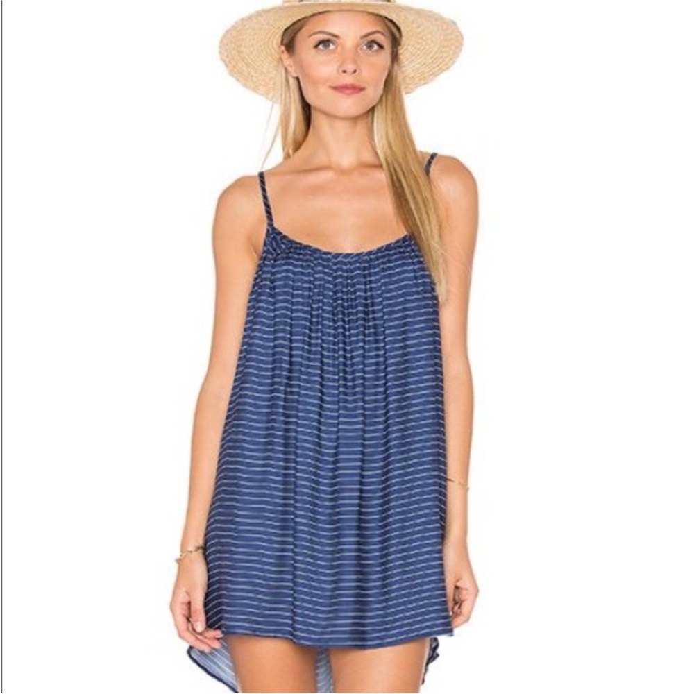 Boys + Arrows Cover Up “I See London” Navy Stripe